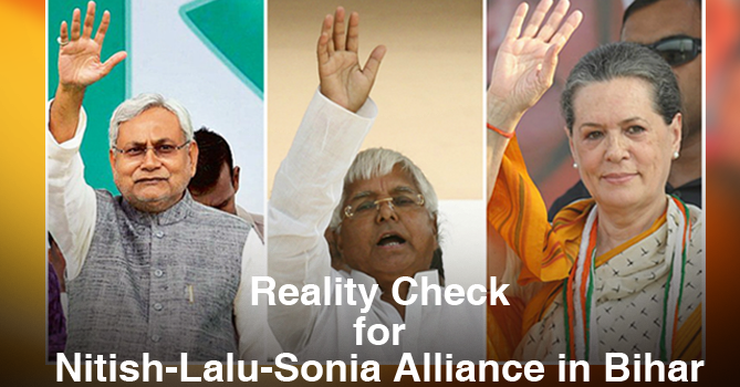 Nitish-Lalu-Sonia Alliance in Bihar