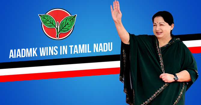AIADMK wins in Tamil Nadu