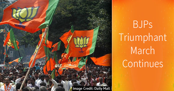 BJPs Triumphant March Continues