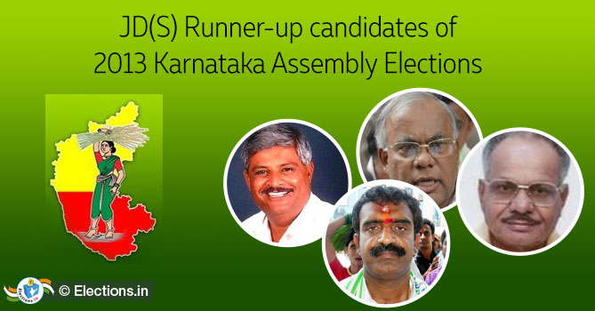 JD(S) Runner-up candidates of 2013 Karnataka Assembly Elections