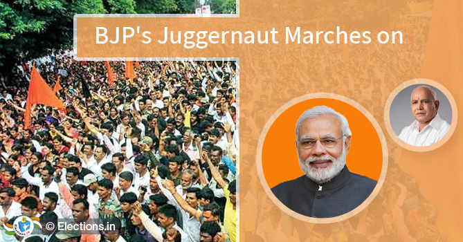 Karnataka Election Result: BJP's Juggernaut Marches on