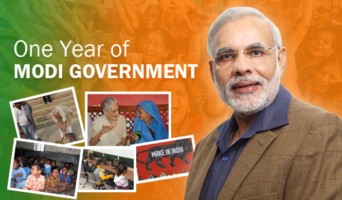 One Year of Modi Government One Year of Modi Sarkar